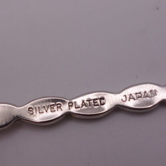 Tadoussac Quebec Silver Plated Japan Souvenir Spoon - Picture 10 of 15